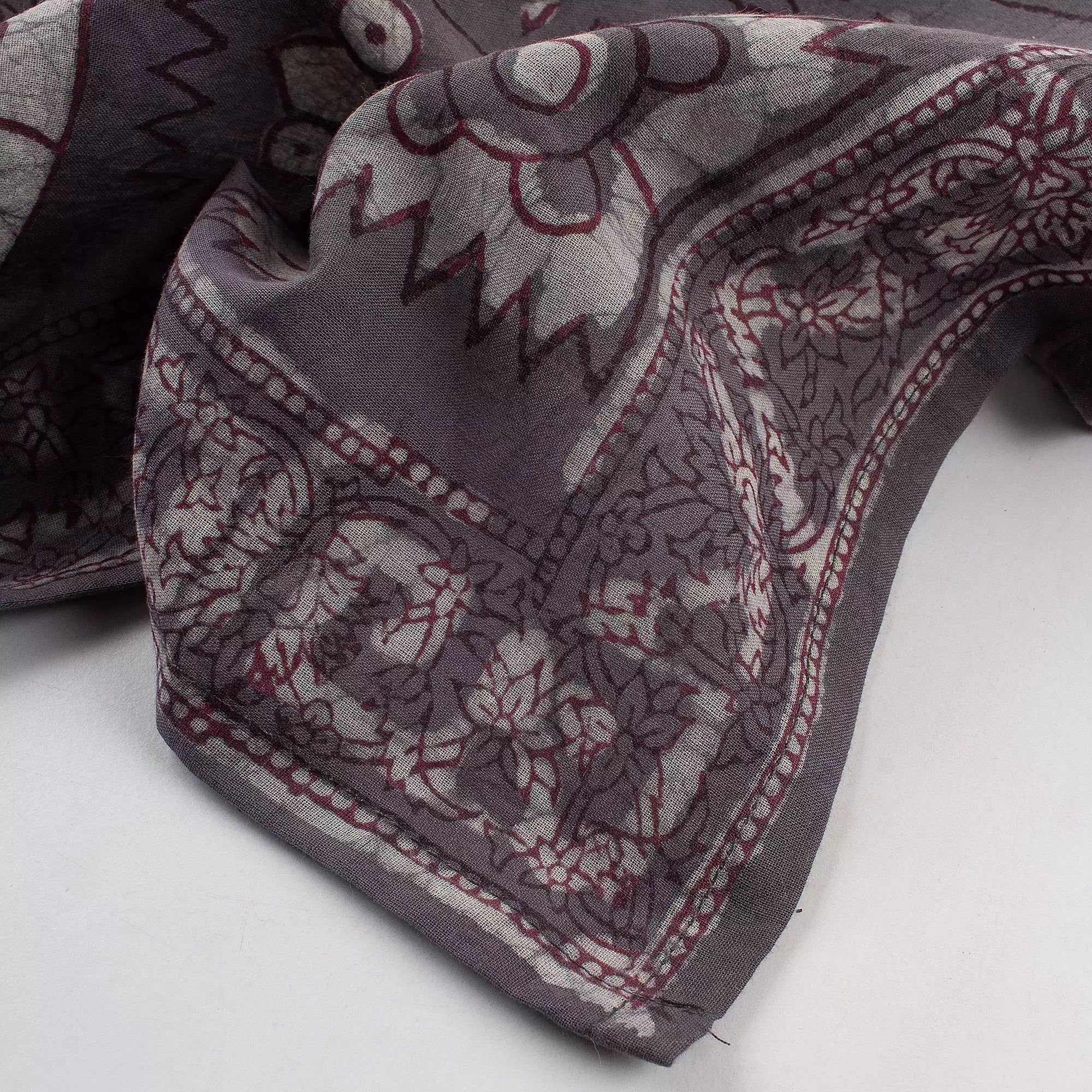 Breathable Hand Block Print Cotton Bandana for Men Nad Women 584